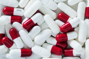 A view of prescription pills
