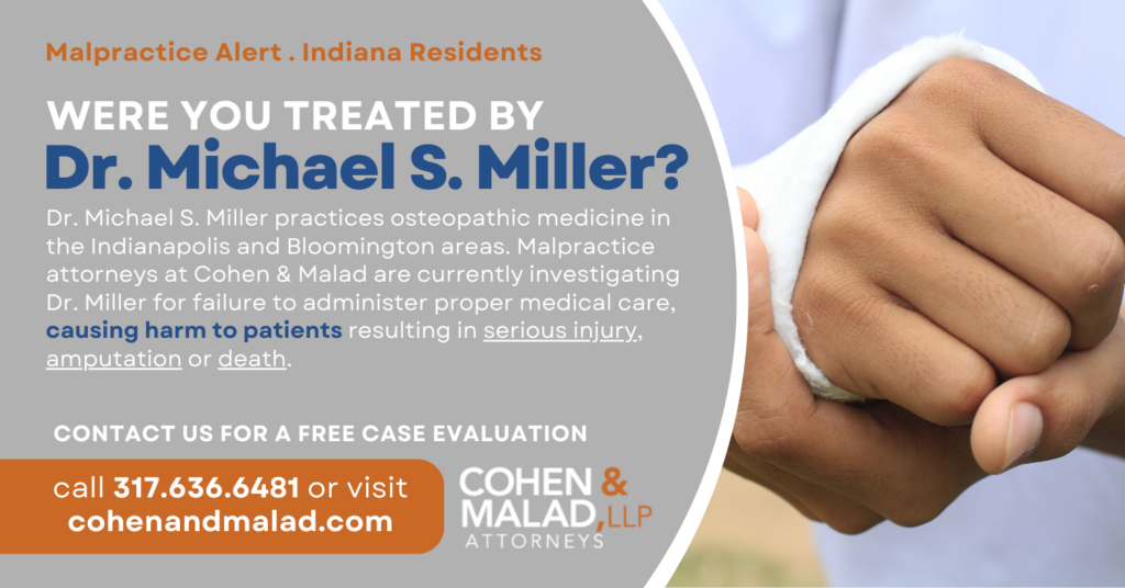 Demandas por negligencia del Dr. Michael Miller