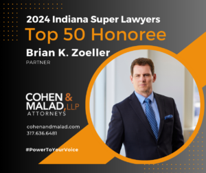 Brian K. Zoeller, Partner – Family Law 2024 Super Lawyers Top 50 Honoree